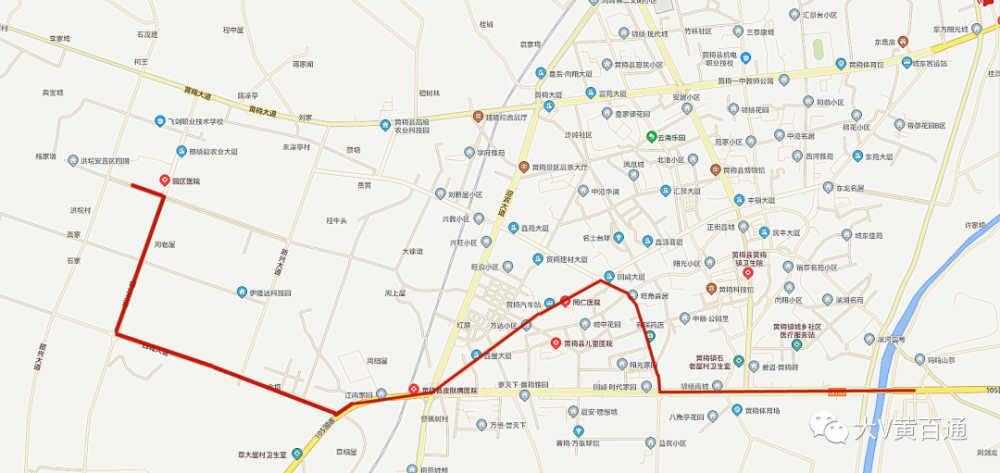 黄梅县8路,9路新能源电动公交通车(附线路图)