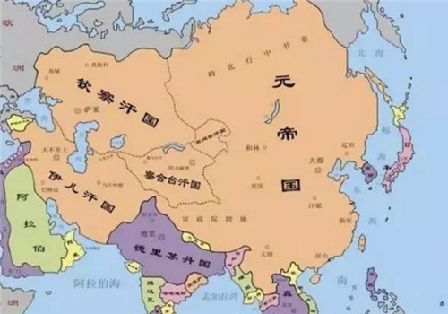 元朝时,中国的版图最大时有多大?放现在来看,包含了