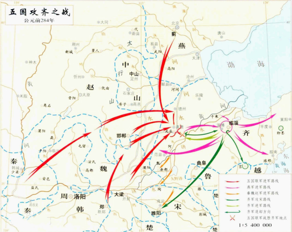 乐毅五国伐齐:韩国空手而归,燕国白忙活一场,最大的赢家是谁?