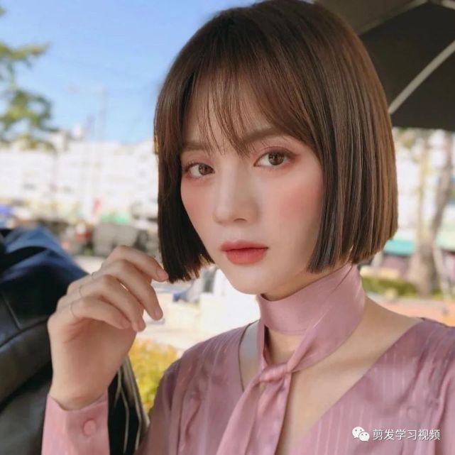 2021年网红短发型,2021网红短发发型 2021流行免打理网红"一刀切"短发(100款)
