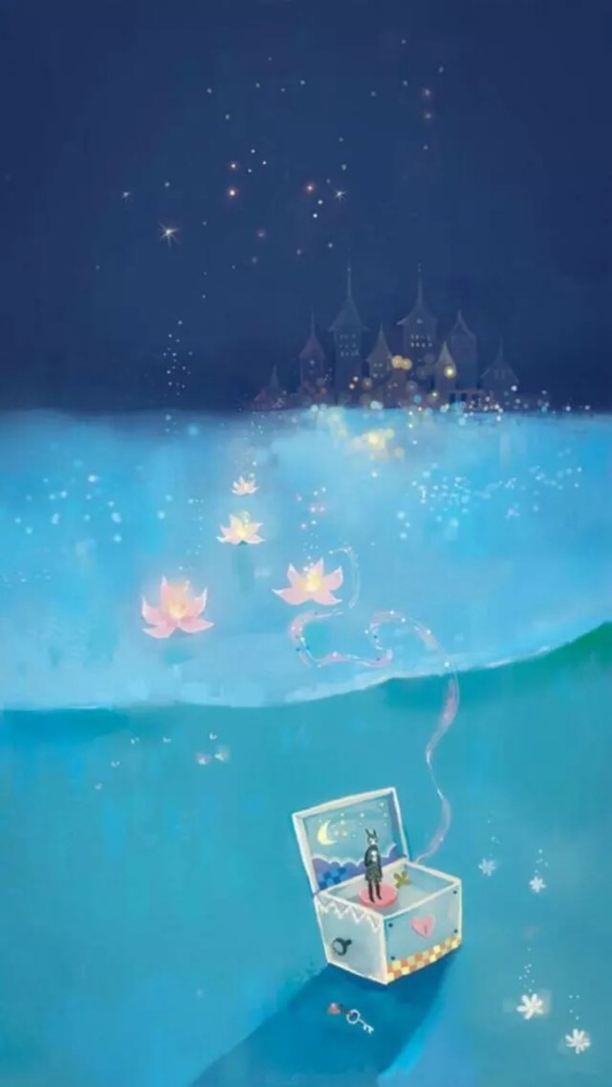 治愈系蓝色壁纸
