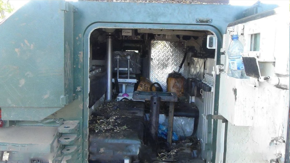 fv103"斯巴达"装甲运兵车内部