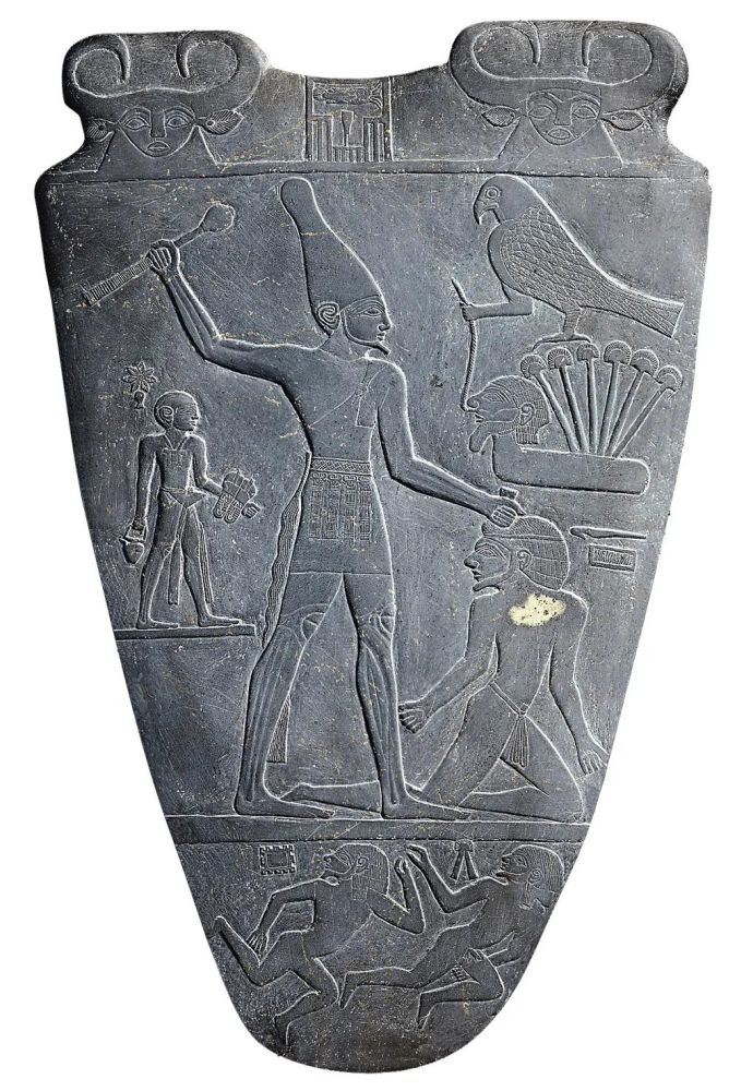 《纳美尔法老石板一》纳美尔王朝(埃及)-雕塑作品欣赏