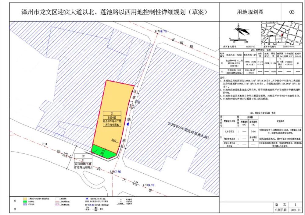 两个地块的规划公告 从用地规划图我们可以了解到,龙文区迎宾大道以北