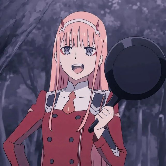 darling in the franxx 02 呆萌可爱 二次元无水印动漫头像/女生头像