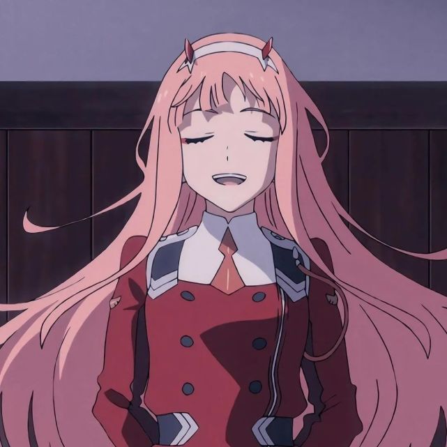darling in the franxx 02 呆萌可爱 二次元无水印动漫头像/女生头像