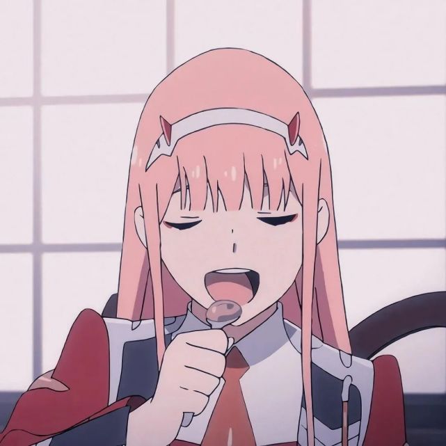 darling in the franxx 02 呆萌可爱 二次元无水印动漫头像/女生头像
