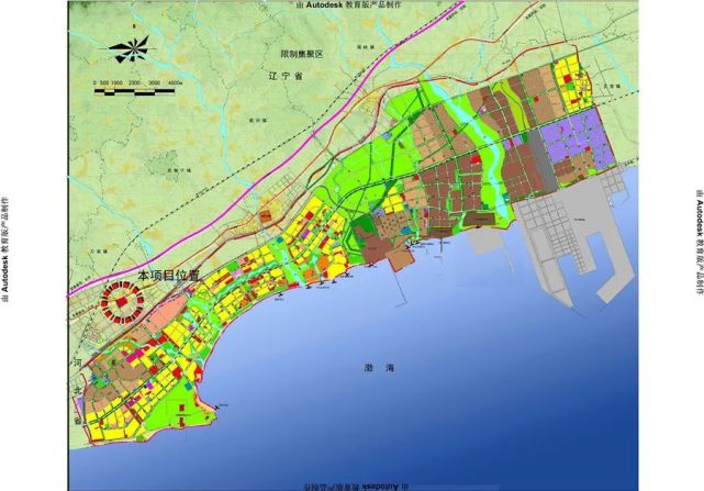 葫芦岛绥中县万家镇102线以南,东戴河大街以西地块控制性详细规划!