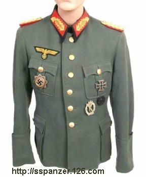 二战德军制服,从元帅到士兵,细节做的很到位