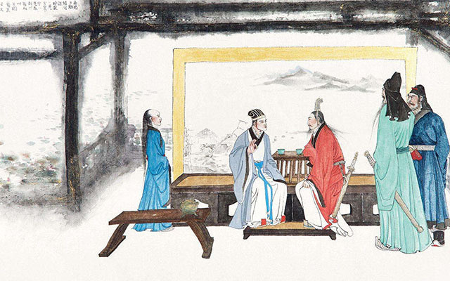 这句从三国演义里演化出的歇后语很有名,而刘备也因为借荆州,给人以借