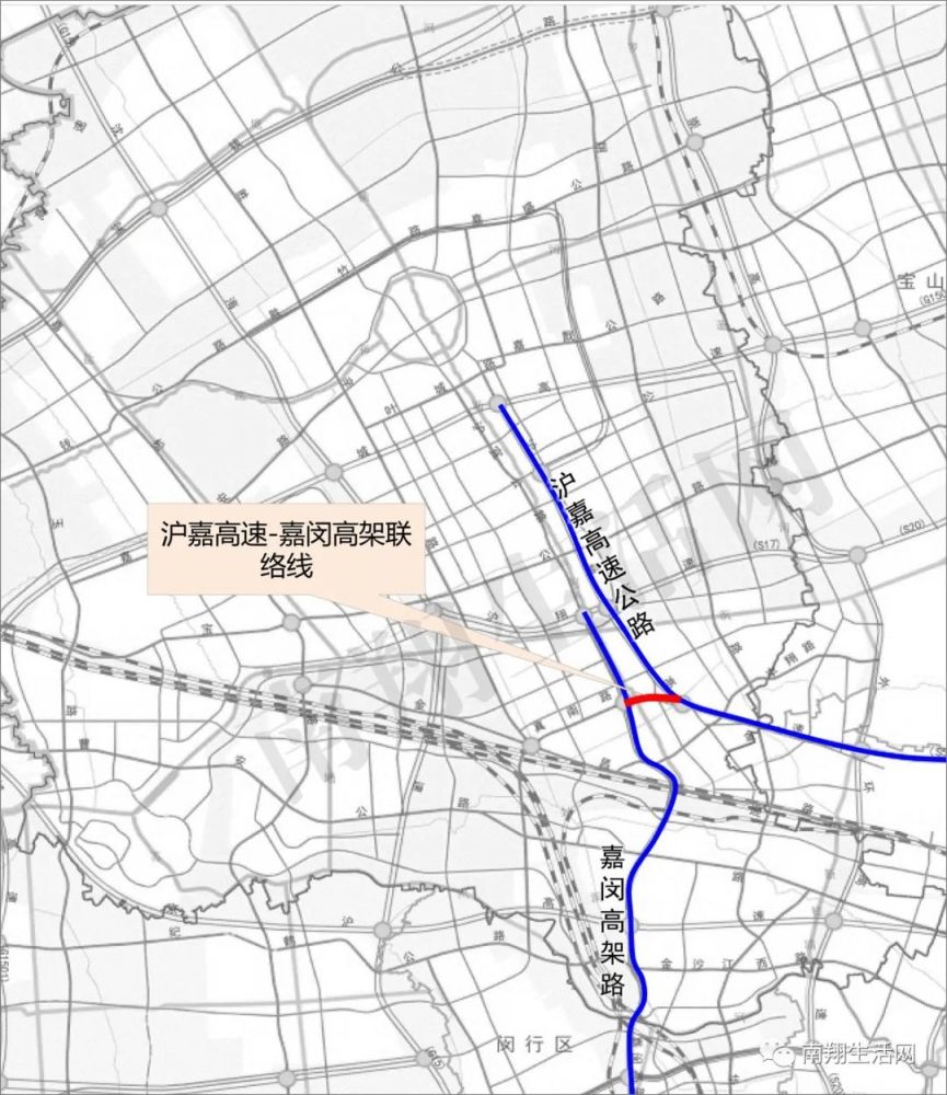 刚刚沪嘉嘉闵联络线陈翔路匝道明年开工嘉闵线北延14号线西延金昌路
