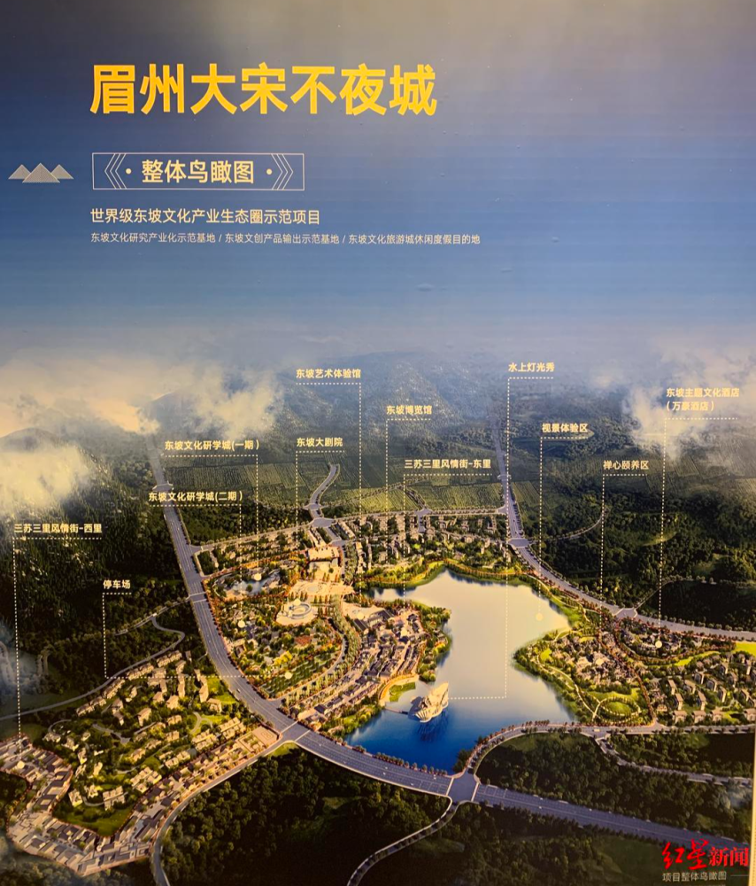 效果图曝光!四川眉山岷东新区将建"眉州大宋不夜城",投资过百亿