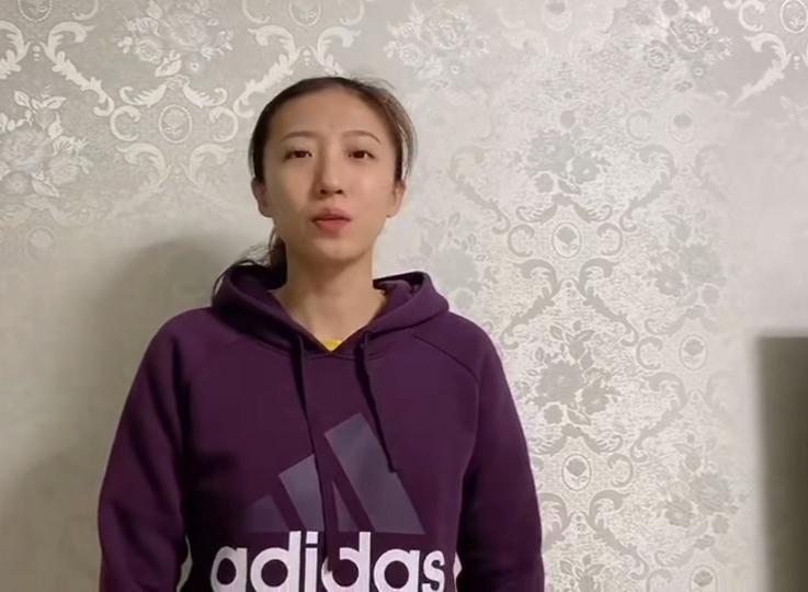 中国女排16号丁霞的卡通形象