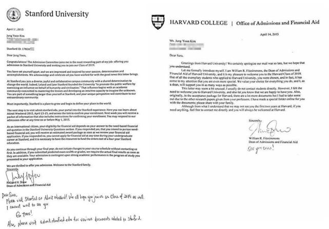 而证明其被哈佛大学录取的某教授的邮件也被指造假,该教授表示从未