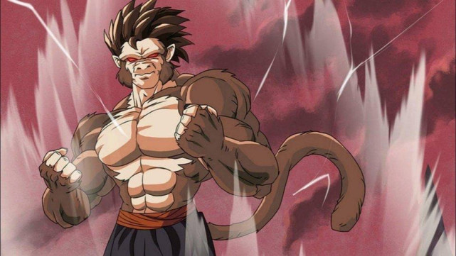 顾名思义赛亚巨猿又叫巨猿化,是赛亚人在长时间在满月月光下变异后