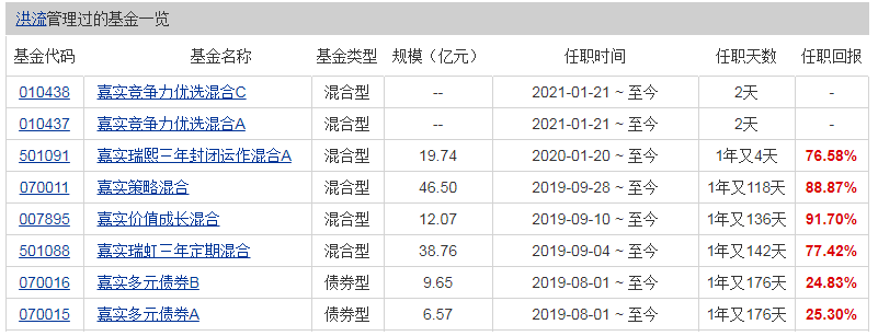 嘉实基金10位基金经理看点:张金涛港股,洪流价值成长,归凯,胡涛