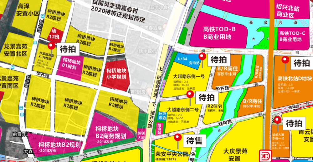 绍兴2021年柯桥向南发展一图看懂柯桥土地供应