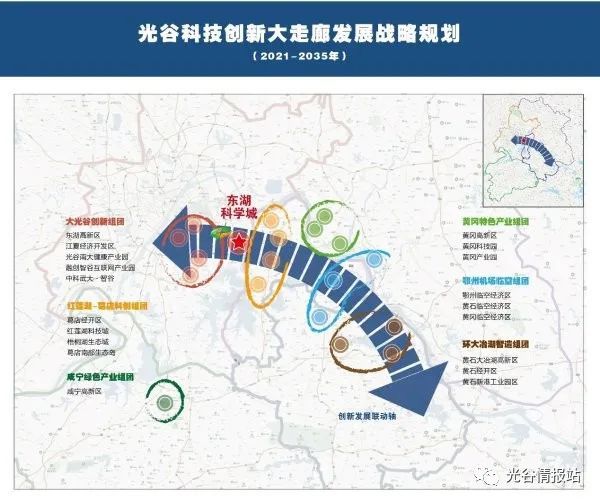 辐射鄂东!光谷科技创新大走廊发展战略规划(2021—2035年)出来了