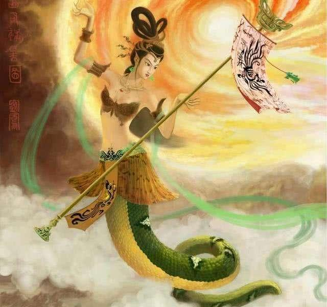女娲想杀纣王被金光所阻,金光是何人发出?守卫纣王门口的神是谁