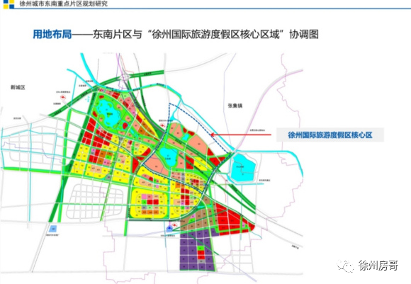 另外,2020年年初徐州规划的东南商贸新城也是位于张集镇;规划徐州