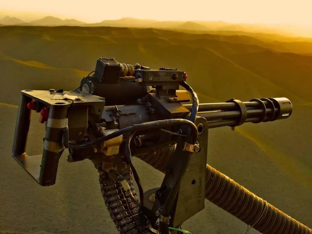 世界射速最快的机枪加特林转管机枪美国m134又为典范之作