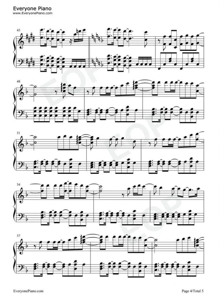 抖音钢琴曲谱_抖音曲谱(2)
