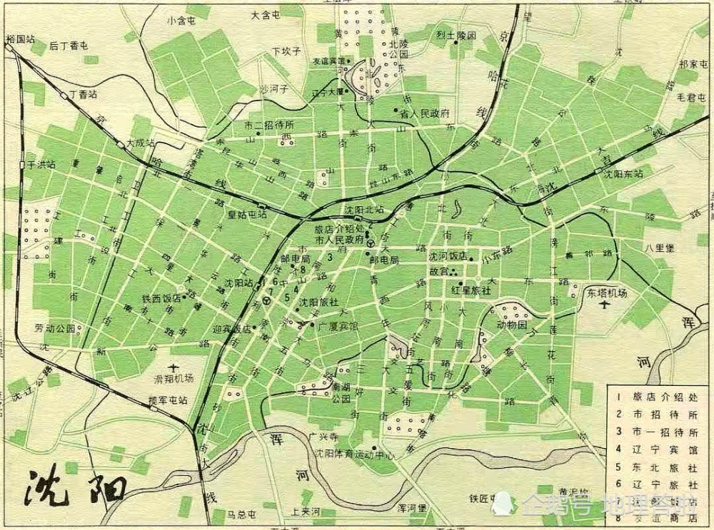 辽宁省沈阳市的老地图