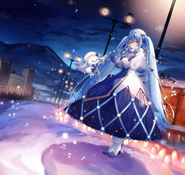 2021年雪初音推出dd服装,还原超美原画,公主范十足