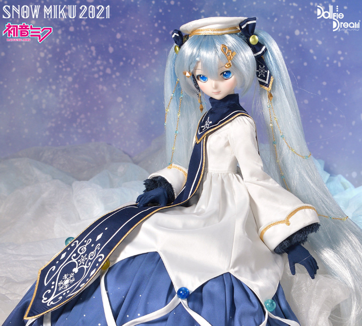 2021年雪初音推出dd服装,还原超美原画,公主范十足