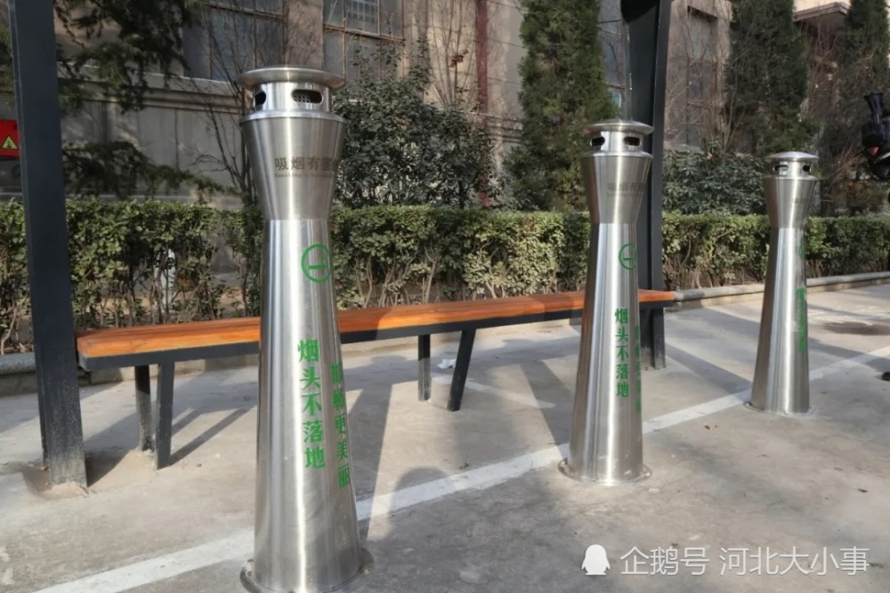 400余个烟头收集器亮相邯郸街头 ,丛台公园,龙湖公园