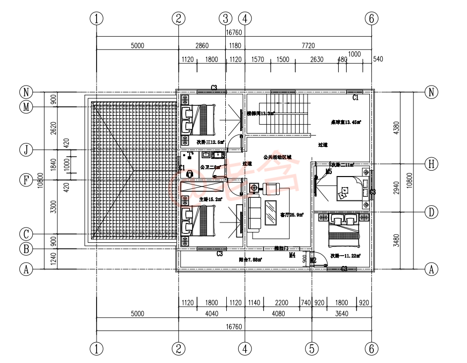 农村自建二层别墅 独立柴火房,设计师给了3套图纸参考