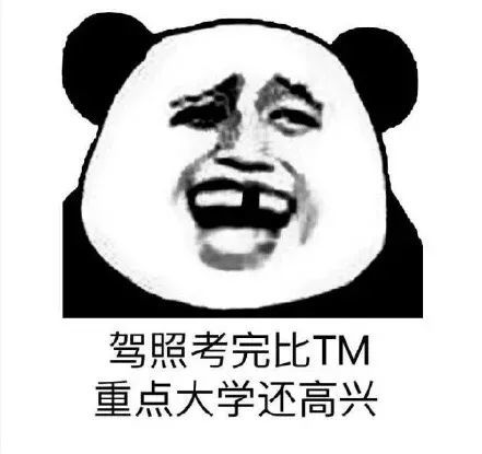 表情包考驾照时的你简直生动形象67676767