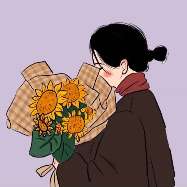 动漫情头 棒棒糖 向日葵