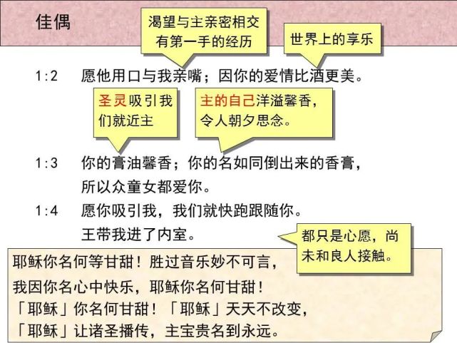 收藏|圣经图表,帮助你读懂《雅歌|圣经|雅歌|所罗门|希伯来