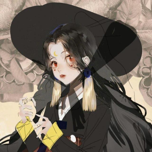 质感复古动漫古风女头