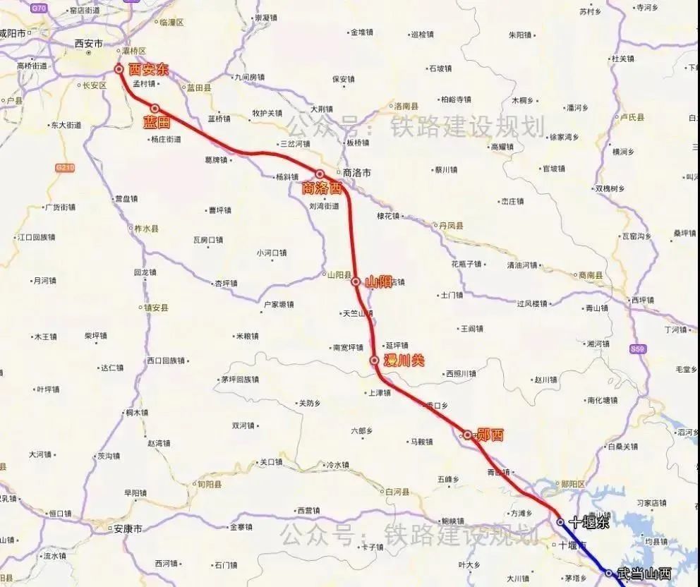 西延高铁的延伸段,延榆鄂高铁也在年底迎来了好消息,12月,国铁集团