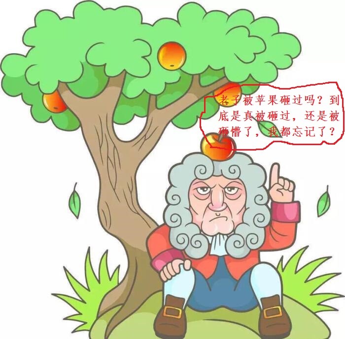 牛顿与苹果树