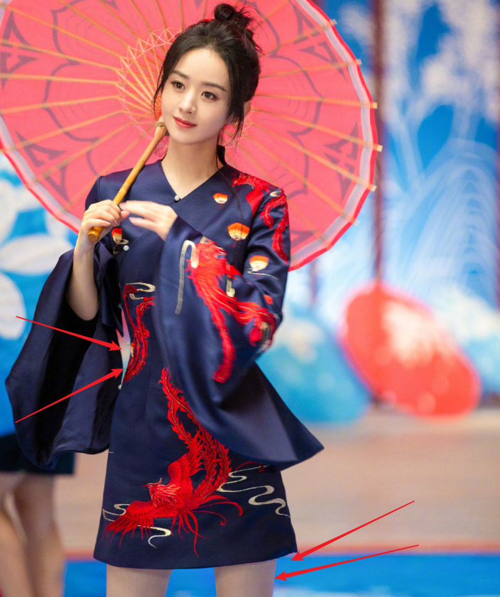 赵丽颖国风造型妩媚迷人,巴掌腰太抢眼,33岁状态美出新境界