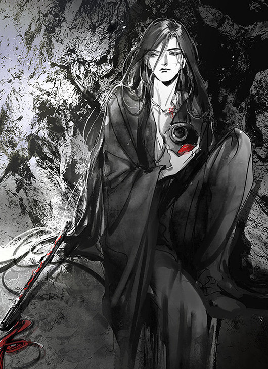 《魔道祖师》长阳画的黑衣羡,神情落寞又孤单,是我心中的老祖!