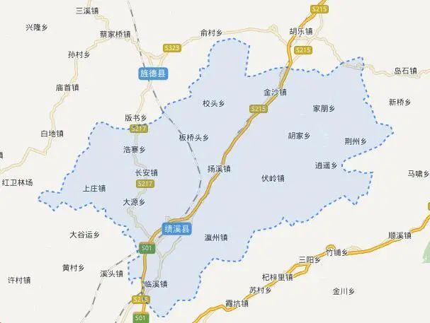 绩溪县地图