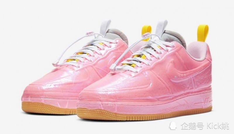 细节满到炸裂!nike "粉红泡绵"air force 1