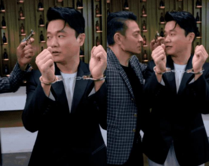 肖央三个步骤模仿了刘德华的《赌侠》《无间道》.