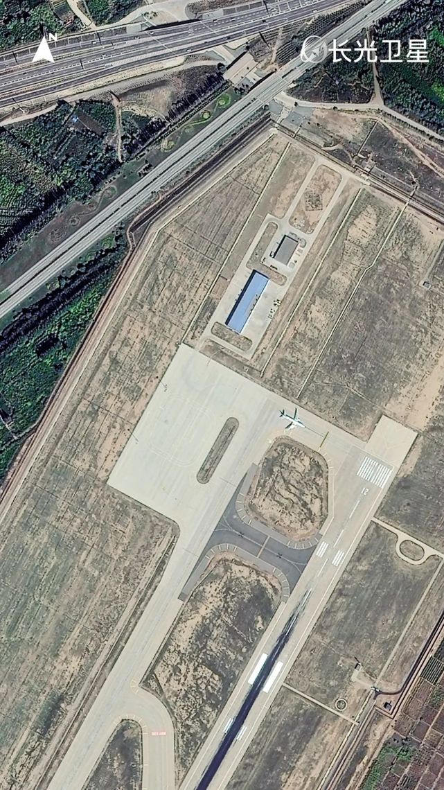 银川河东机场地图-卫星地图