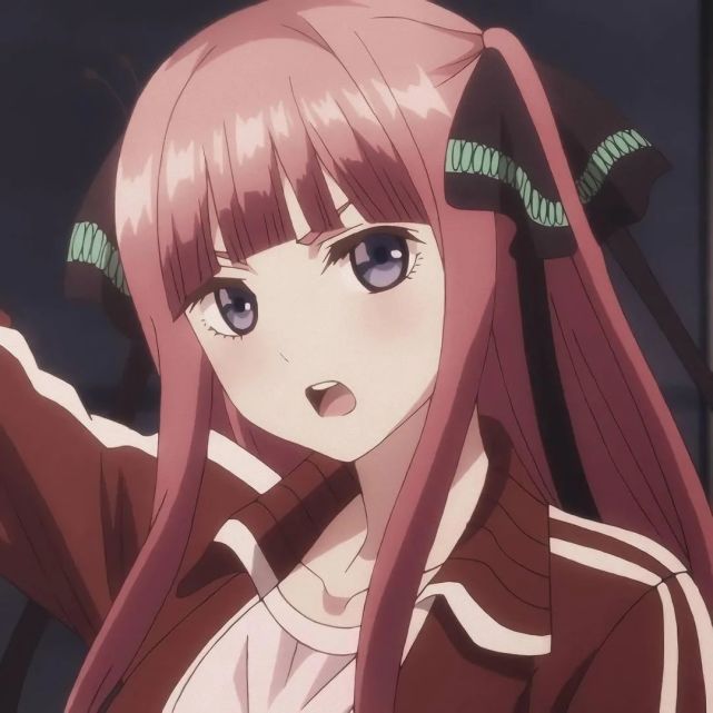 《五等分的花嫁》敢爱敢恨的中野二乃,真正的傻白甜,动漫头像