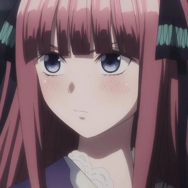《五等分的花嫁》敢爱敢恨的中野二乃,真正的傻白甜,动漫头像