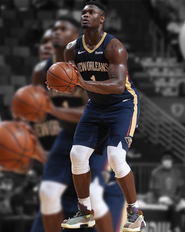 nba球员上脚:库里上脚curry 8,安踏kt6有点帅
