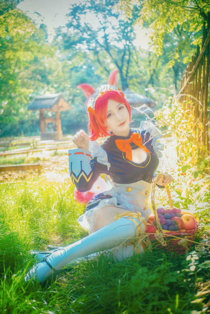 王者荣耀 妲己cosplay,陪你玩