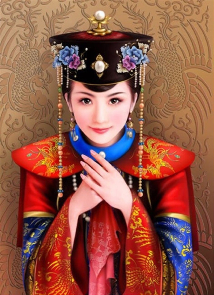 孝庄太后真的有影视剧中美丽么看到她的画像才知啥叫国色天香