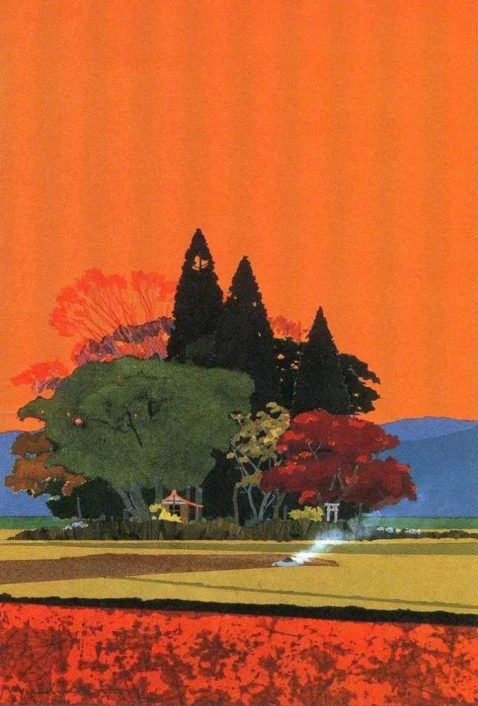 日本艺术家内田正泰(uchida masayasu)的撕纸拼贴画