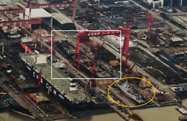 2021大陆003最新卫星图,2020年004航母最新照片 中国30年后将有10艘航母?003总体轮廓已可识别,最新卫星图曝光